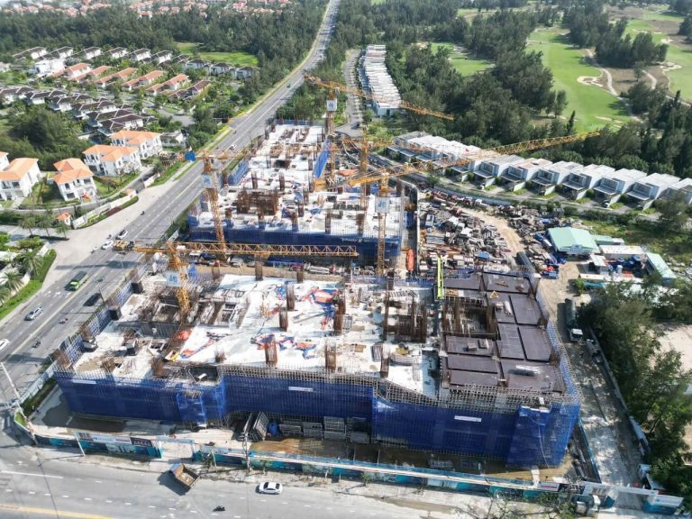 Tiến độ dự án Newtown Diamond tháng 2/2025.