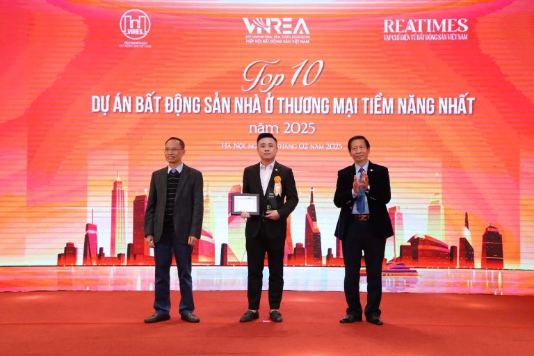 Newtown Diamond đạt giải "Top 10 BĐS tiêu biển 2025".