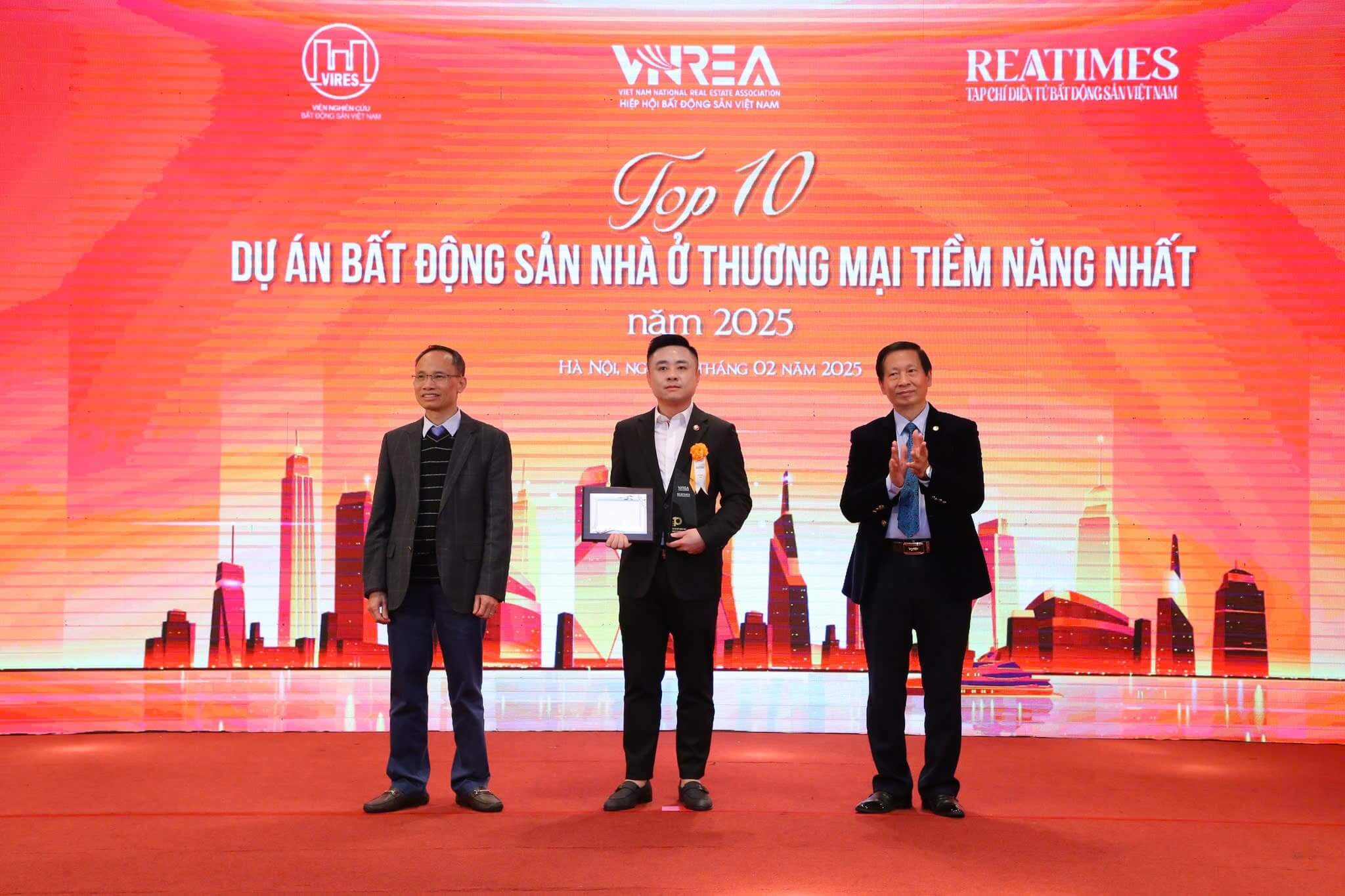 Newtown Diamond đạt giải "Top 10 BĐS tiêu biển 2025".