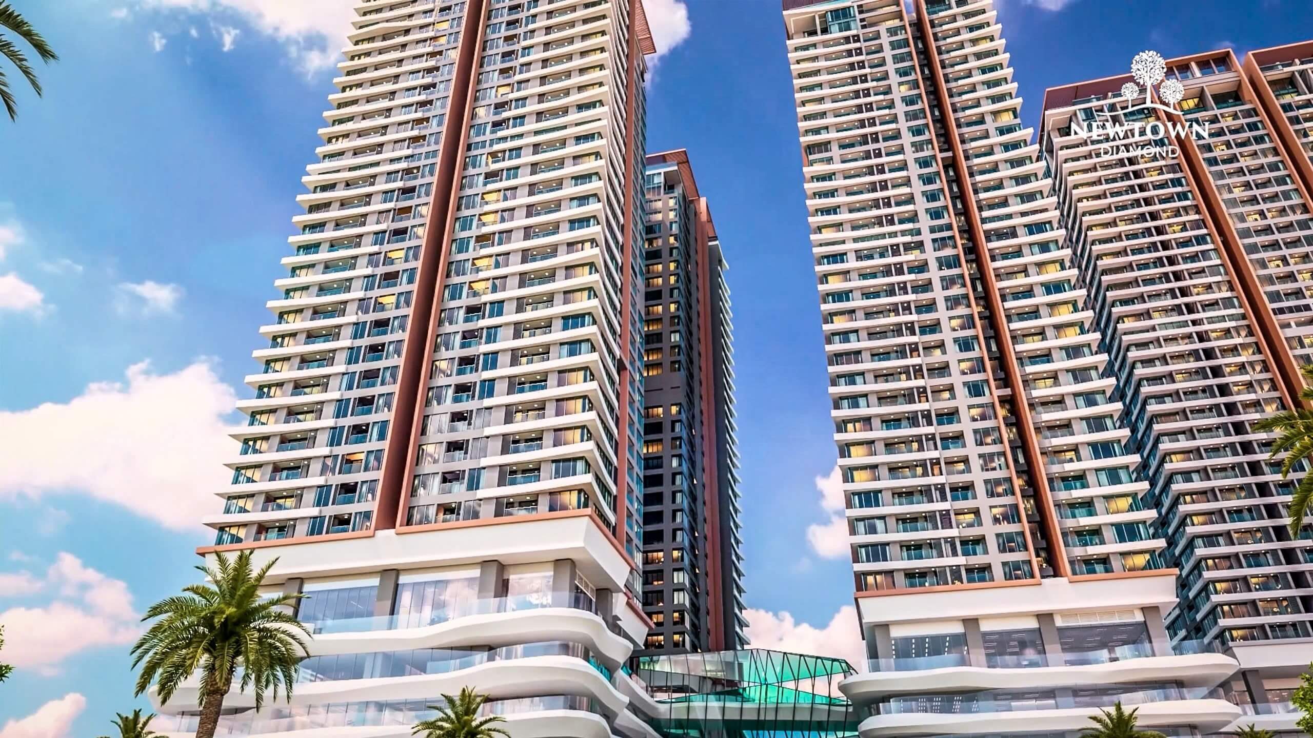 Phối cảnh tòa nhà Newtown Diamond.