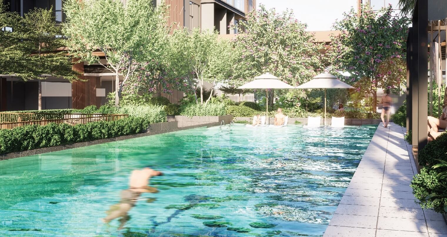 Bể bơi tuyệt đẹp tại Oriental Mansion!