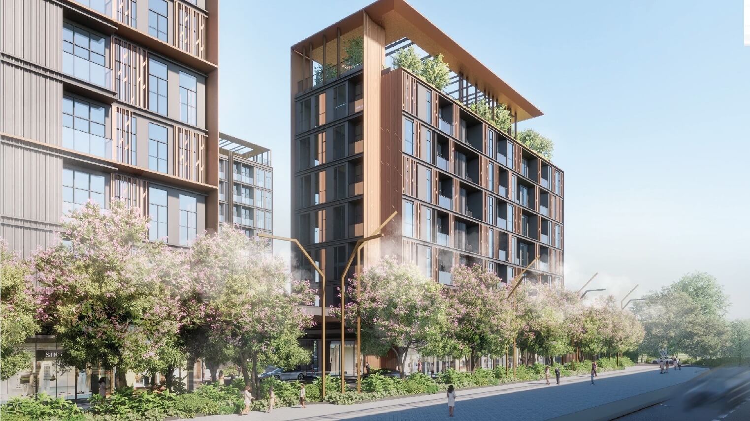 Căn hộ Oriental Mansion có thiết kế full kính đẳng cấp.