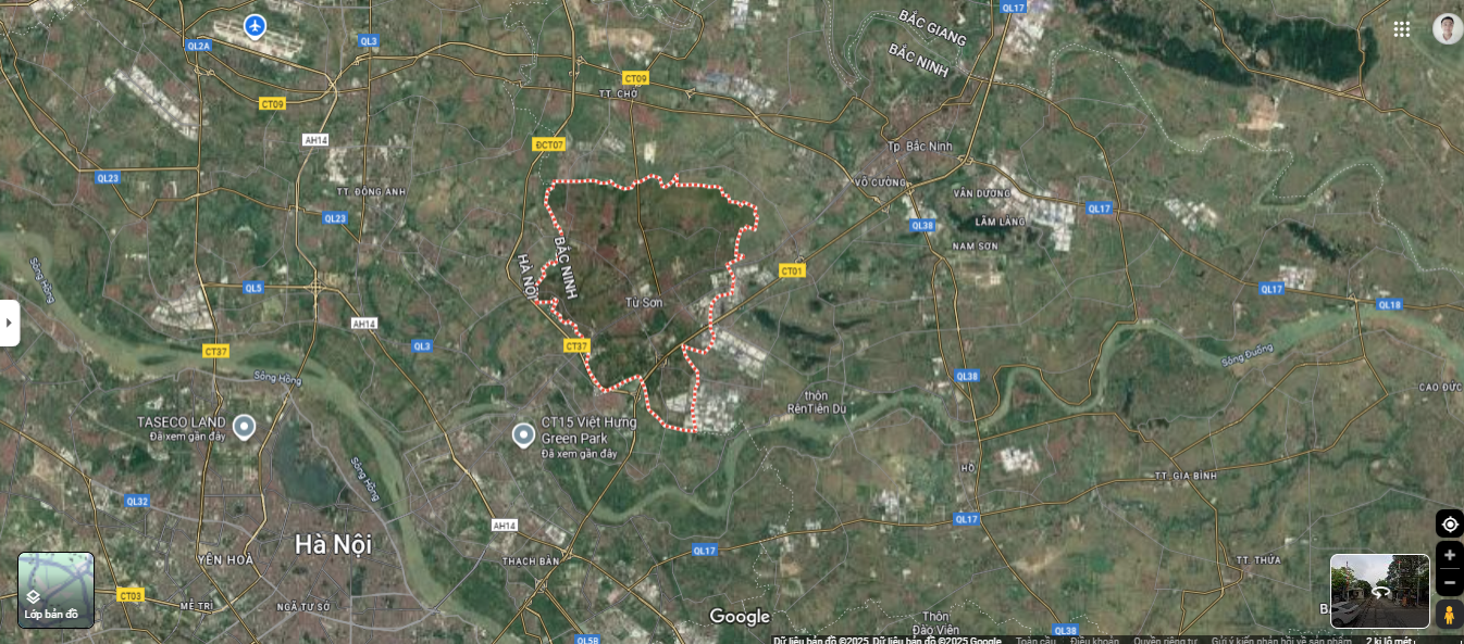 Taseco Bắc Ninh nằm trên địa bàn Từ Sơn!