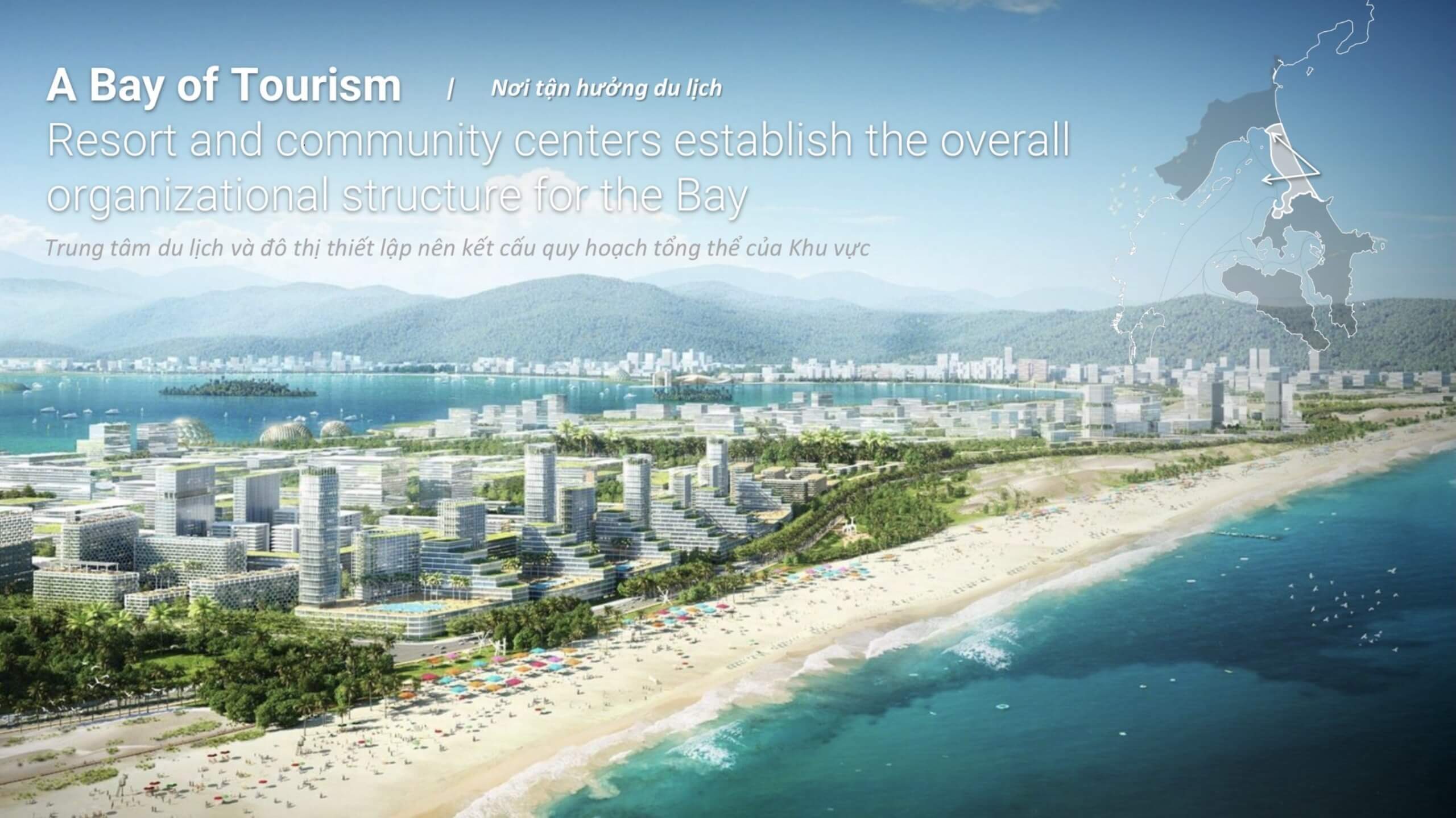 Sun Vân Phong trải dài trên bãi biển đẹp bậc nhất Việt Nam.