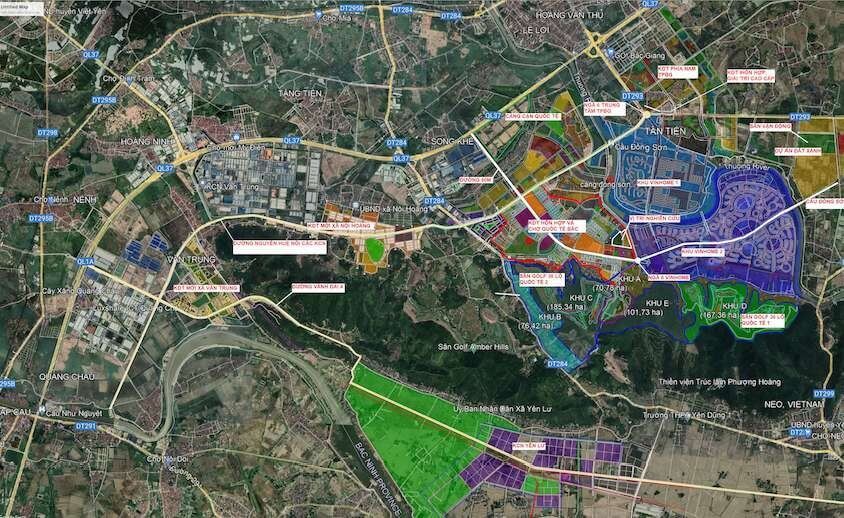 Vị trí cực đắc địa của Nội Hoàng Ion City.